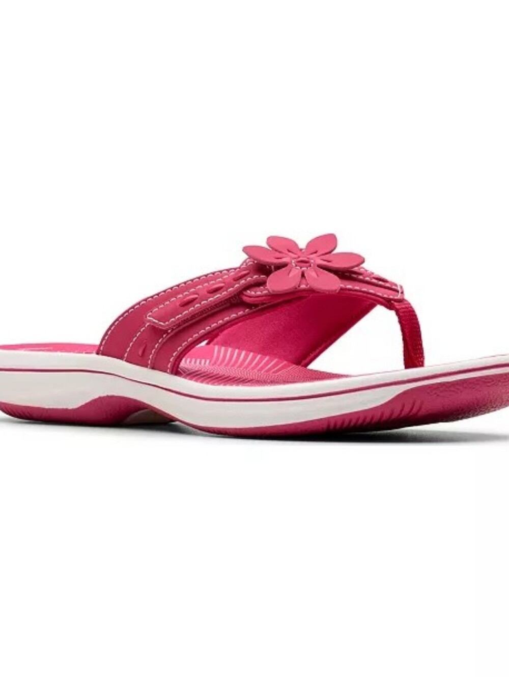 Cloudsteppers By Clarks Breeze Opal Raspberry Flip-Flops 6